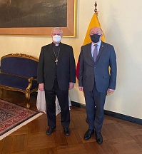 Reunión con nuncio Apostólico en la República del Ecuador