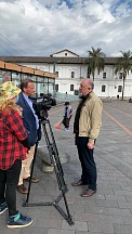 Sobre actuación del presentador de televisión rusa en Ecuador Sobre actuación del presentador de televisión rusa en Ecuador