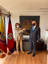 Reunión del Embajador de Rusia con el Ministro de Cultura de la República del Ecuador