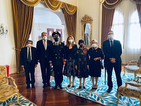 Reunion con Embajadores en el marco de la ceremonia de presentación las Cartas Credenciales
